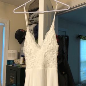 Lulu’s white maxi dress, brand new never worn